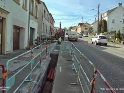 Rémelfing TRAVAUX ERDF D'ENFOUISSEMENT