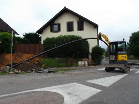 Rémelfing TRAVAUX ERDF D'ENFOUISSEMENT