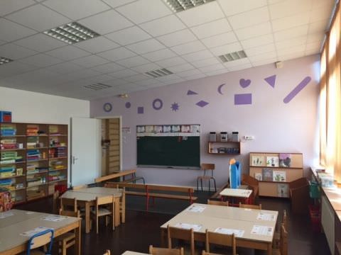 Rénovation de la salle de classe de l'école maternelle