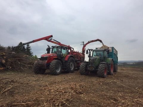 Rémelfing " Les Hauts de Sarre" Travaux de défrichage des terrains