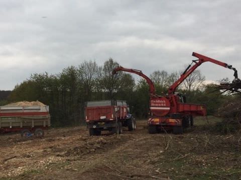 Rémelfing " Les Hauts de Sarre" Travaux de défrichage des terrains