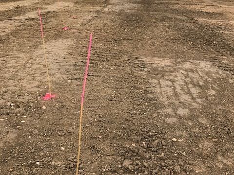 Rémelfing "Les Hauts de Sarre" Travaux de piquetage