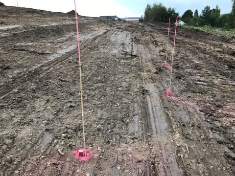 Rémelfing "Les Hauts de Sarre" Travaux de piquetage