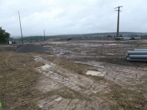 Rémelfing "Les Hauts de Sarre": début de la pose de l'assainissement