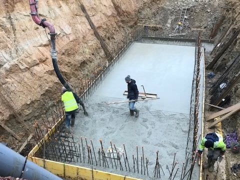 Rémelfing "Les Hauts de Sarre" :création du bassin de rétention