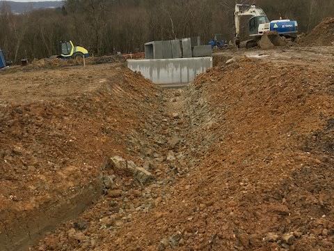 Rémelfing "Les Hauts de Sarre": création des noues