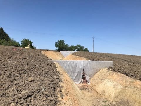 Rémelfing "Les Hauts de Sarre": création des noues