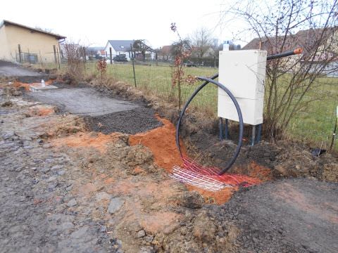 Rémelfing "Les Hauts de Sarre": création des réseaux secs -éclairage public