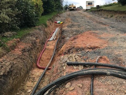 Rémelfing "Les Hauts de Sarre": création des réseaux secs -éclairage public