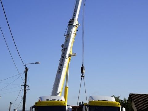 Rémelfing "Les Hauts de Sarre": Démontage de la ligne HTA