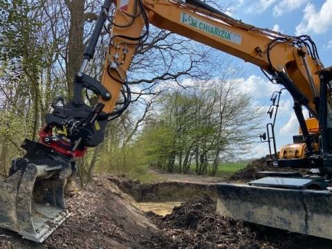 Rémelfing Démarrage des travaux de création d'une aire de retournement rue des Abeilles