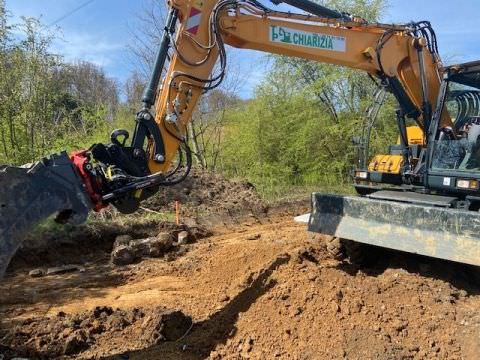 Rémelfing Démarrage des travaux de création d'une aire de retournement impasse du Chemin de Fer