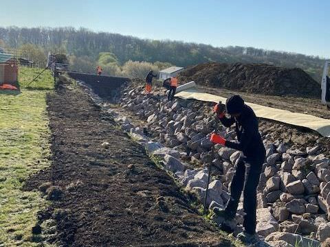 Rémelfing "Les Hauts de Sarre" : Aménagement paysager des noues