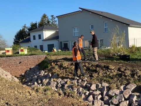 Rémelfing "Les Hauts de Sarre" : Aménagement paysager des noues