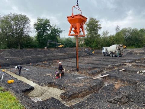 Rémelfing Maison des arts et de la culture - Démarrage des travaux