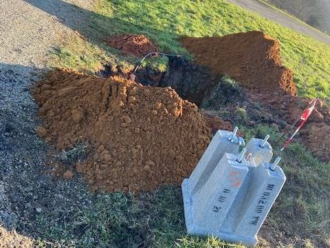 Rémelfing "Les Hauts de Sarre" Installation de l'éclairage public