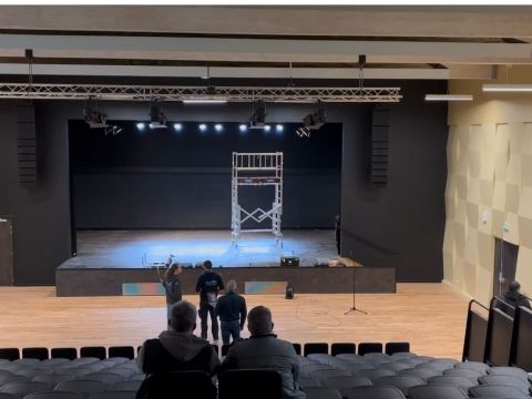 Rémelfing Installation acoustique et lumière à la Maison des Arts et de la Culture