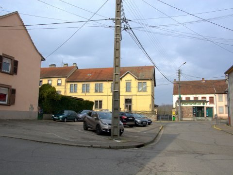 Rémelfing Travaux au centre du village