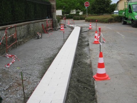 Rémelfing Travaux au centre du village