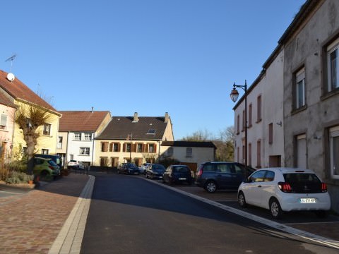 Rémelfing Travaux au centre du village