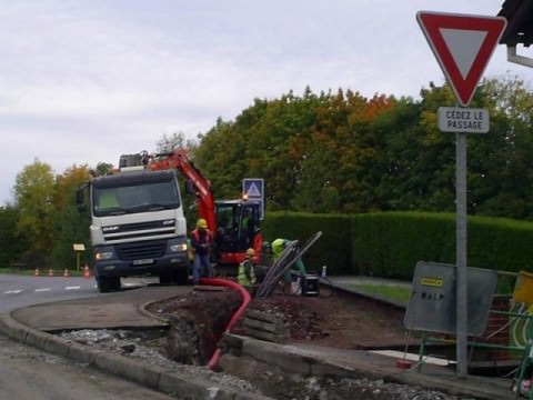 Rémelfing TRAVAUX RUE DES MESANGES