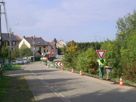 Rémelfing TRAVAUX RUE DES MESANGES