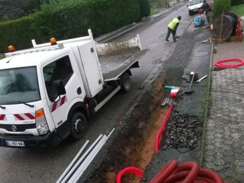 Rémelfing TRAVAUX RUE DE VERDUN - RUE DE LA LIBERTE - RUE DES VERGERS