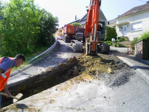 TRAVAUX RUE DE SILTZHEIM Rémelfing