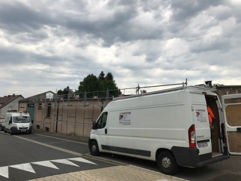 Travaux d'étanchéité à l'école maternelle Rémelfing