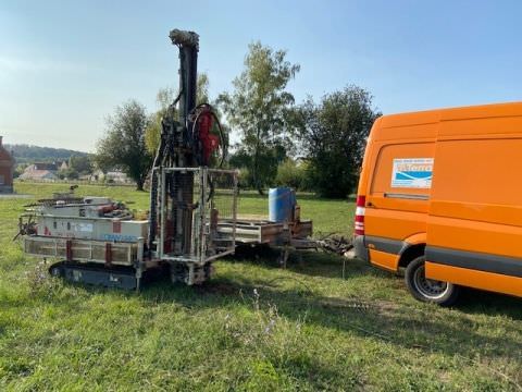 TRAVAUX DE FORAGE REALISES AU LOTISSEMENT "LES HAUTS DE SARRE" Rémelfing