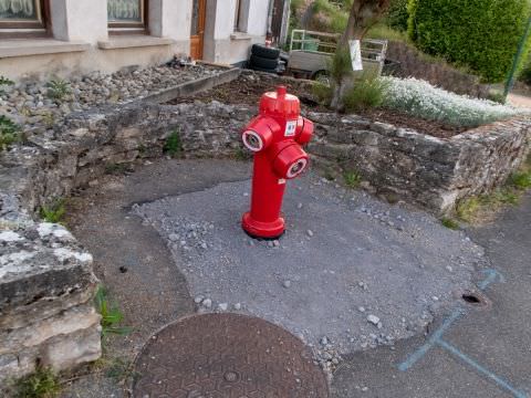 CHANGEMENT DES BORNES INCENDIE RUE DE LA PAIX Rémelfing