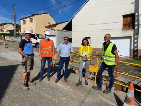 TRAVAUX DE RENOUVELLEMENT DE LA CONDUITE AEP RUE DU STADE Rémelfing