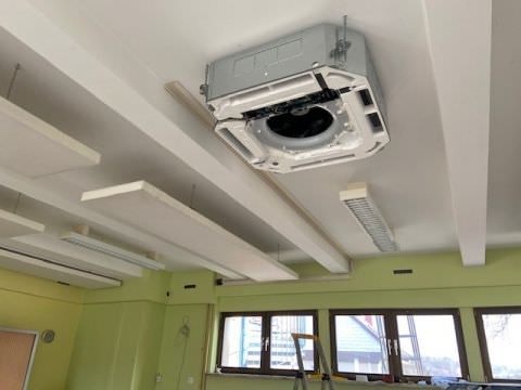 Installation d'une climatisation réversible au périscolaire Rémelfing