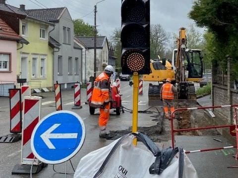 Création d'un plateau surélevé rue de Sarreinsming Rémelfing