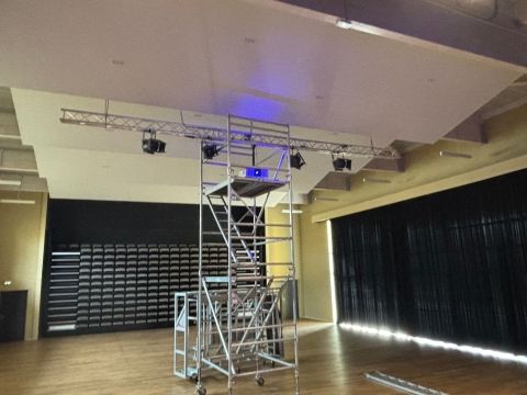 Installation acoustique et lumière à la Maison des Arts et de la Culture Rémelfing