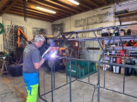 Création d'une serre itinérante Rémelfing