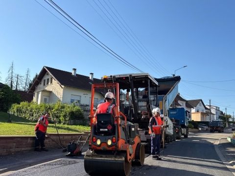 Travaux de renouvellement du réseau d'eau potable Rémelfing