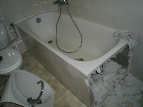 Rénovation de la salle de bain d'un logement communal Rémelfing