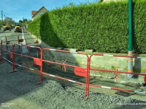 TRAVAUX RUE DES VERGERS - RUE DE LA LIBERTE
